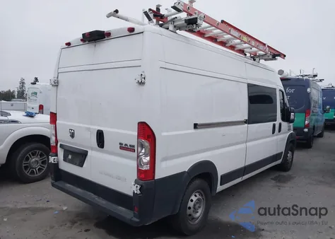 2021 Ram Promaster 2500 из США, поврежденный, VIN 3C6LRVDG9ME548719